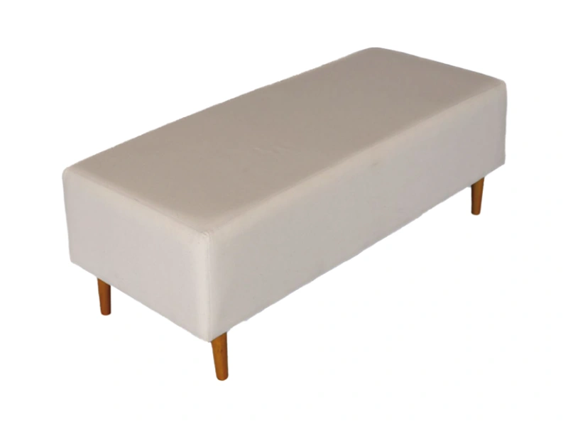 Puff Retangular Linho Off – Ref. 272